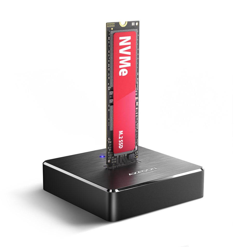 Axagon ADSA-M2C11 Station d'accueil de disques de stockage USB 3.2 Gen 2 (3.1 Gen 2) Type-C Noir
