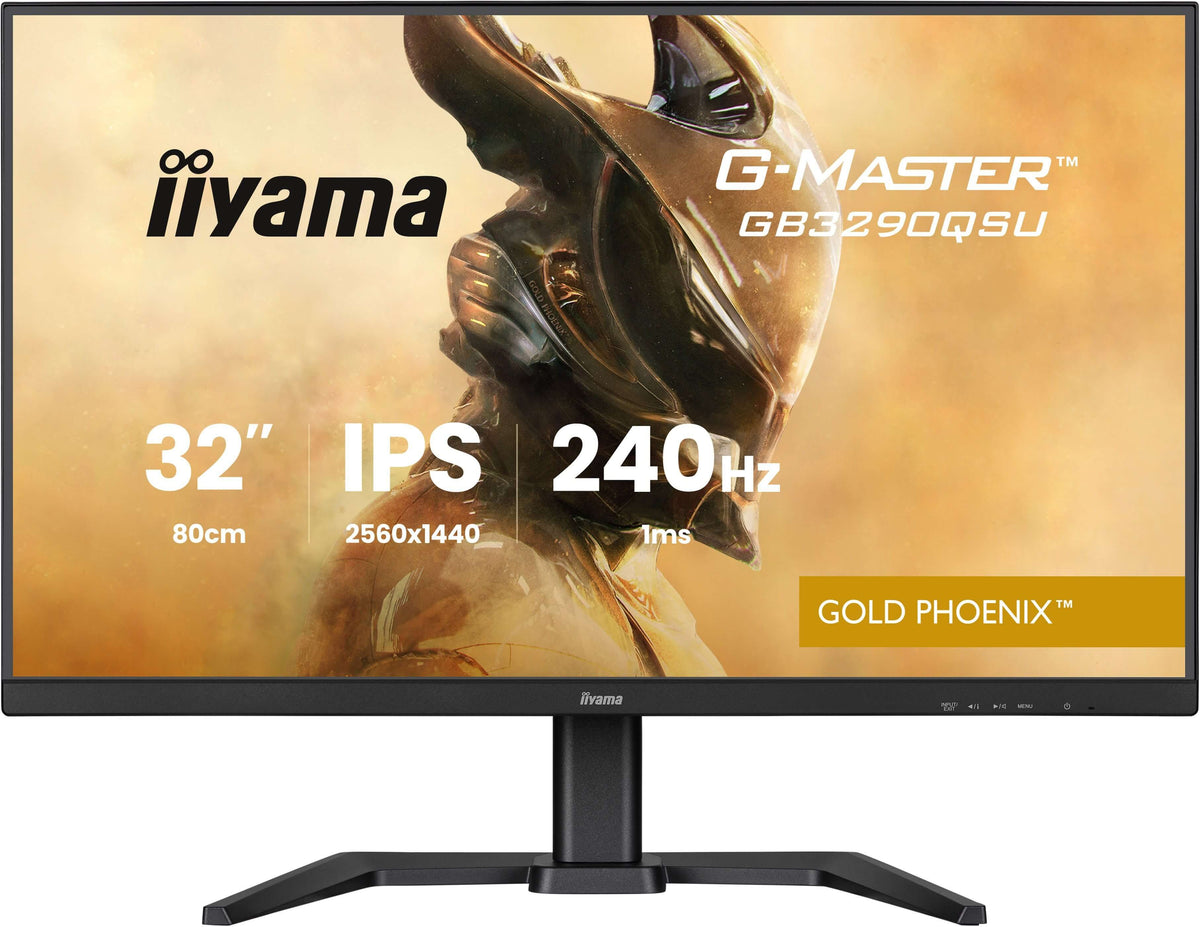 iiyama G-MASTER GB3290QSU-B1 écran plat de PC 80 cm (31.5") 2560 x 1440 pixels Quad HD LED Noir
