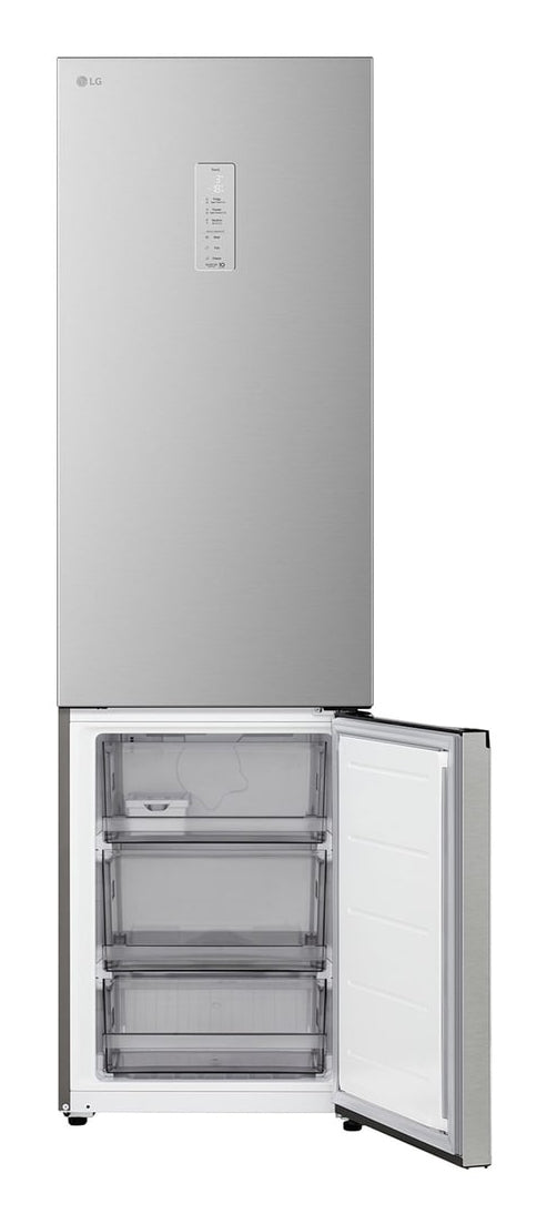 LG GBBS525APY réfrigérateur-congélateur Pose libre 375 L Argent