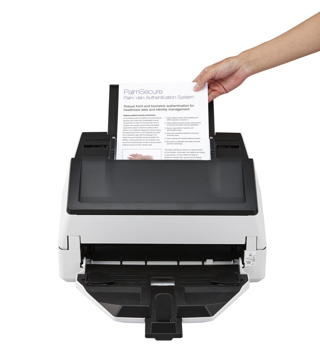 Ricoh fi-7600 Scanner A3 avec Chargeur Automatique (ADF) et Manuel, 600 x 600 DPI, Noir et Blanc