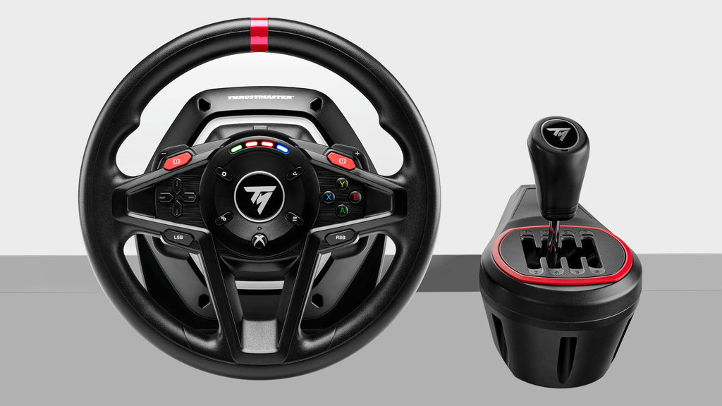Thrustmaster T128 Shifter Pack Noir USB Volant + pédales + levier de vitesse Analogique/Numérique PC, Xbox One, Xbox One S, Xbox One X, Xbox Series S, Xbox Series X