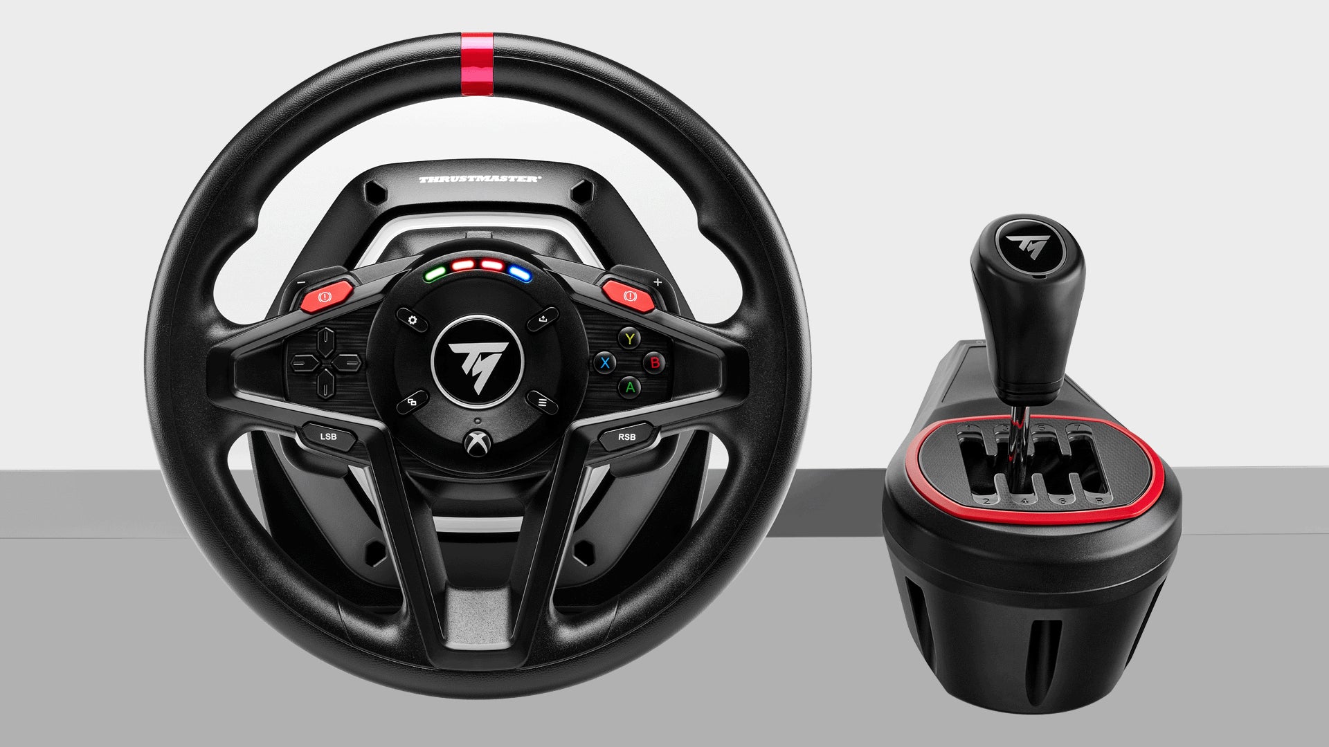 Thrustmaster T128 Shifter Pack Noir USB Volant + pédales + levier de vitesse Analogique/Numérique PC, Xbox One, Xbox One S, Xbox One X, Xbox Series S, Xbox Series X