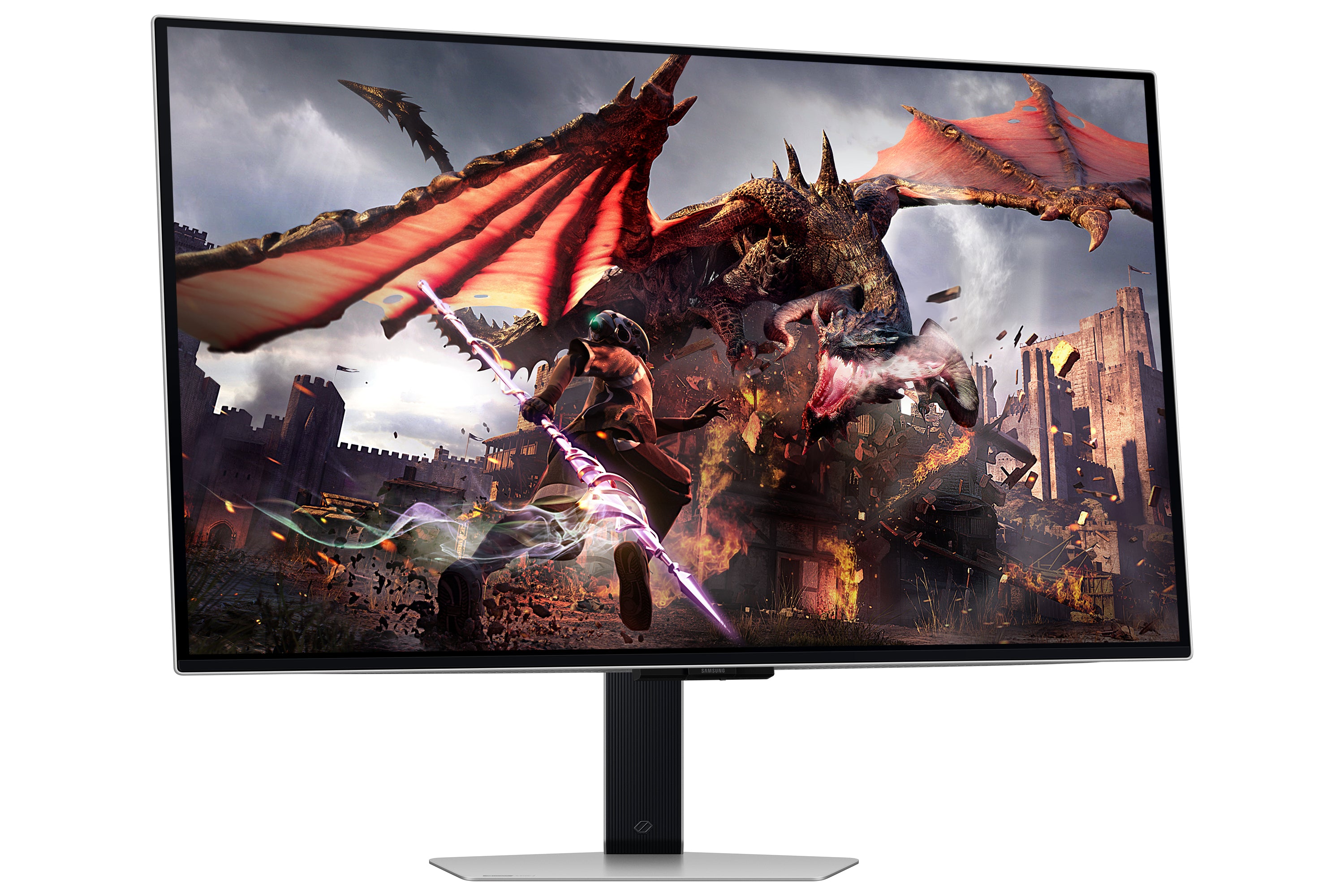 Samsung Samsung G80SD écran plat de PC 81,3 cm (32") 3840 x 2160 pixels 4K Ultra HD OLED Argent