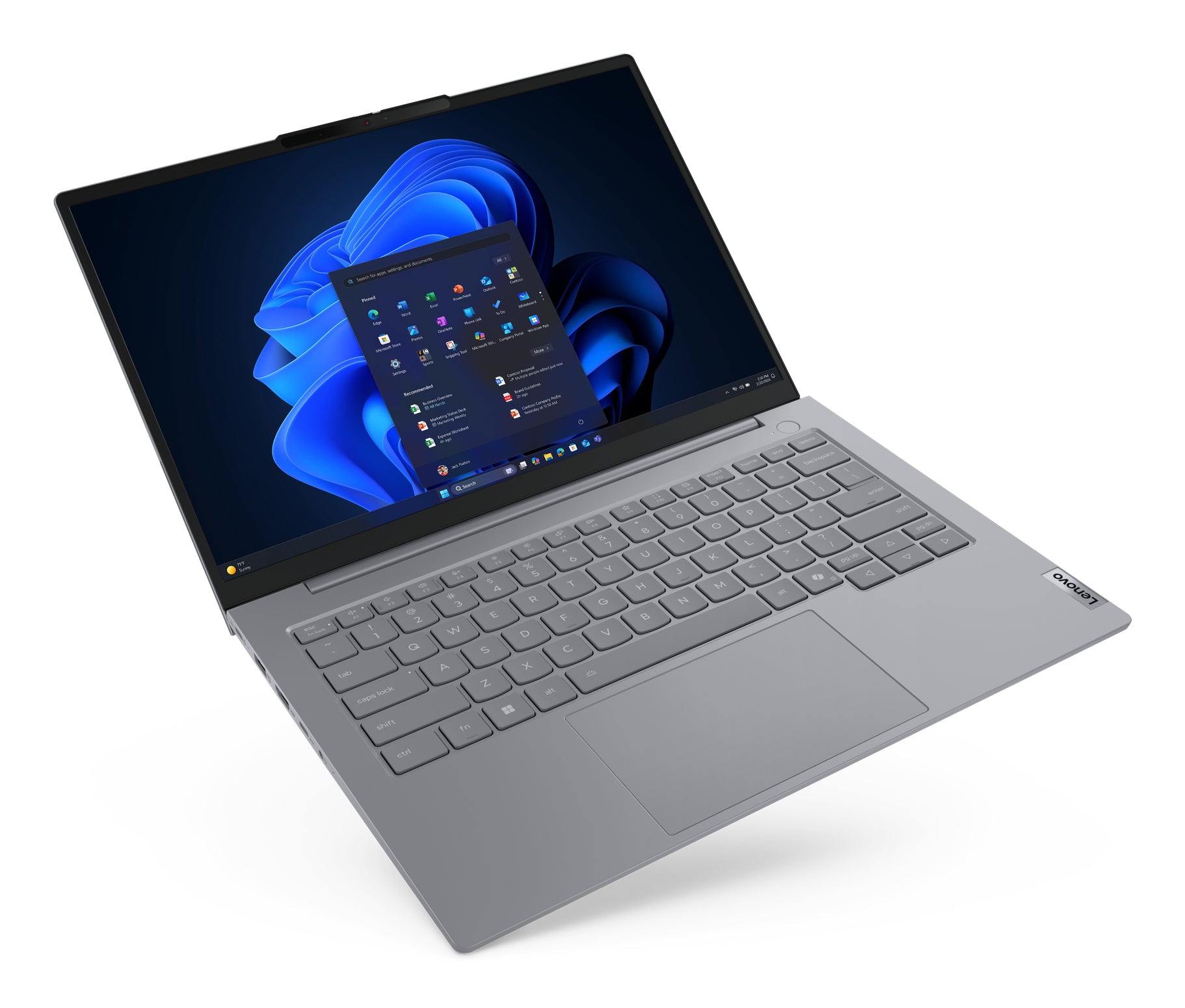 Lenovo ThinkBook 14 G9 AHP AMD Ryzen™ 5 220 Ordinateur portable 35,6 cm (14") WUXGA 16 Go DDR5-SDRAM 512 Go SSD Wi-Fi 7 (802.11be) Windows 11 Pro Nordique Gris