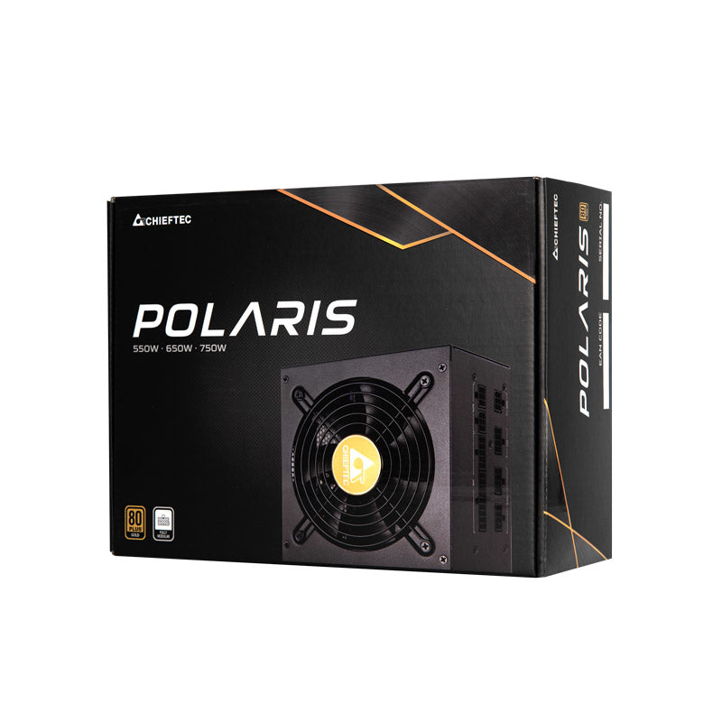 Chieftec Polaris Alimentation 750W 80 PLUS Gold ATX PS/2 Modulaire Noir