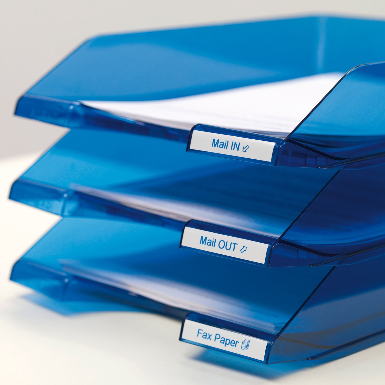 DYMO D1 étiquettes autocollantes authentiques | rouleau de 12 mm x 7 m | impression en bleu sur fond blanc | pour étiqueteuses LabelManager