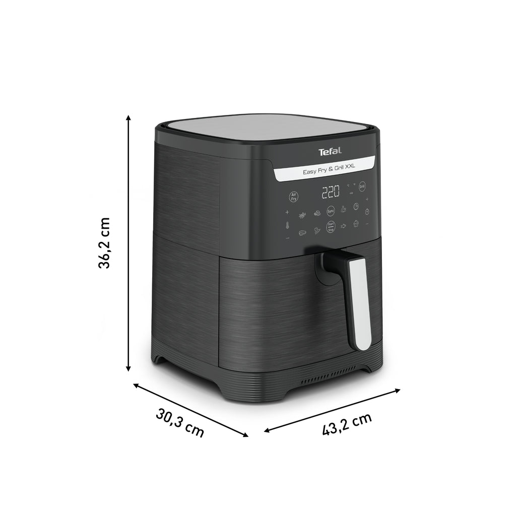 Tefal Easy Fry & Grill EY8018 6,5 L Autonome 1830 W Friteuse d’air chaud Noir