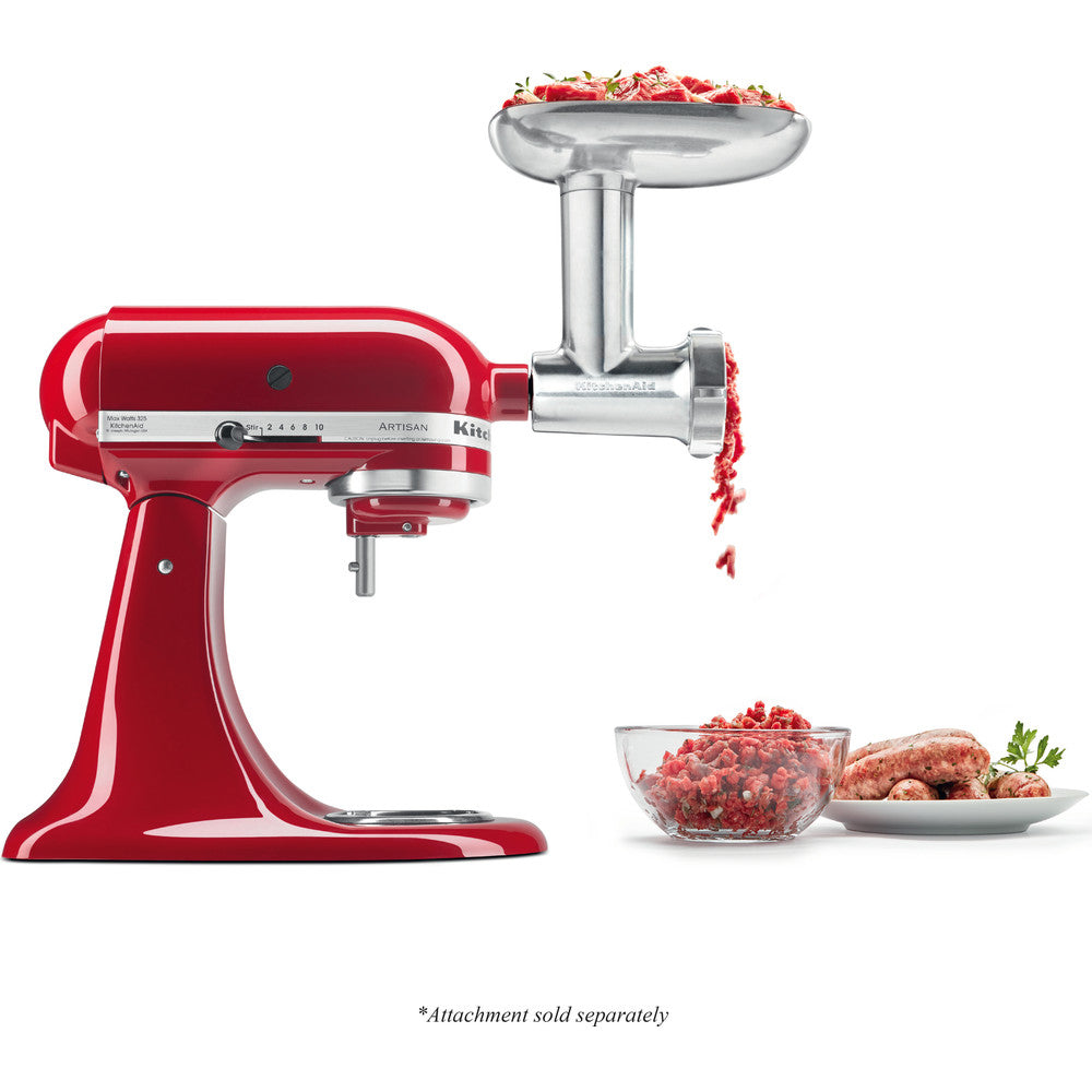 KitchenAid 5KSMMGA Hachoir à Aliments, Aluminium, Argent