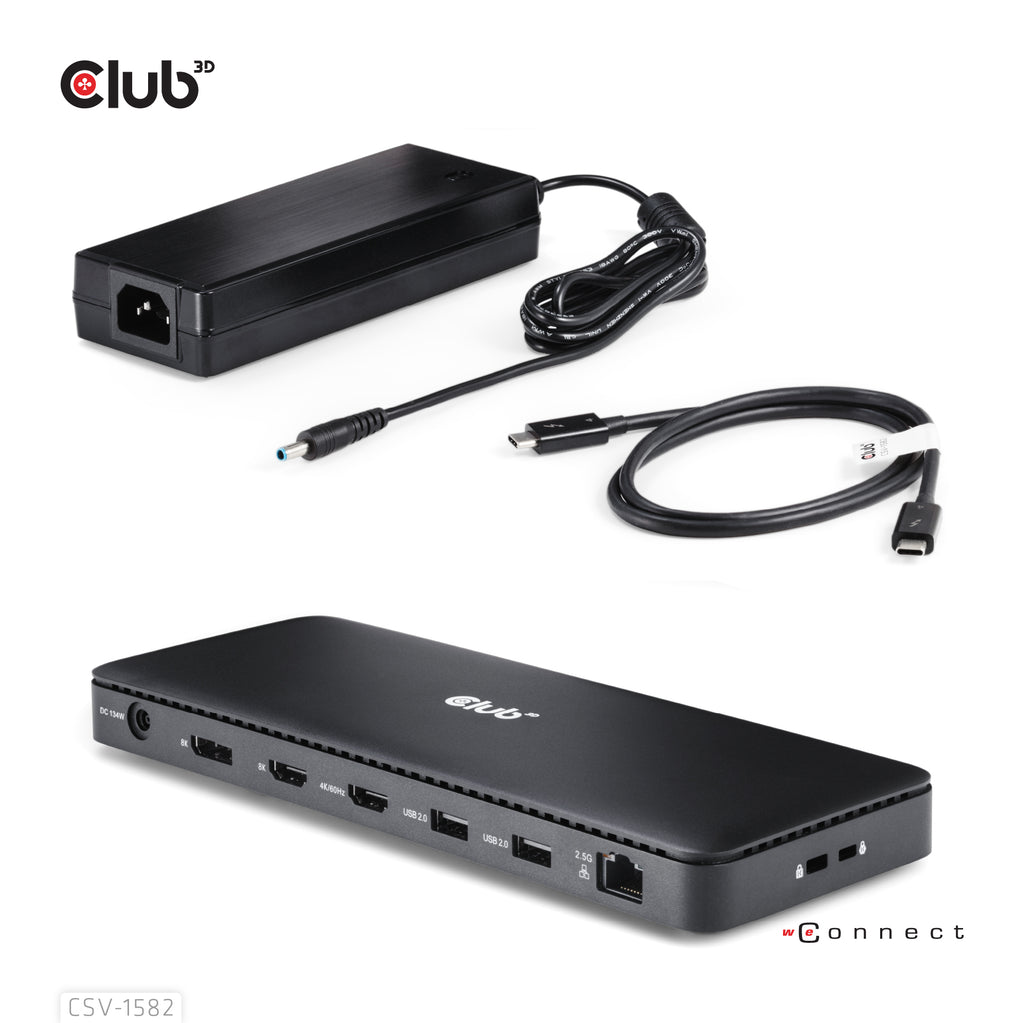 CLUB3D Club 3D, Dockingstation TB4 12 in 1 - vue 7