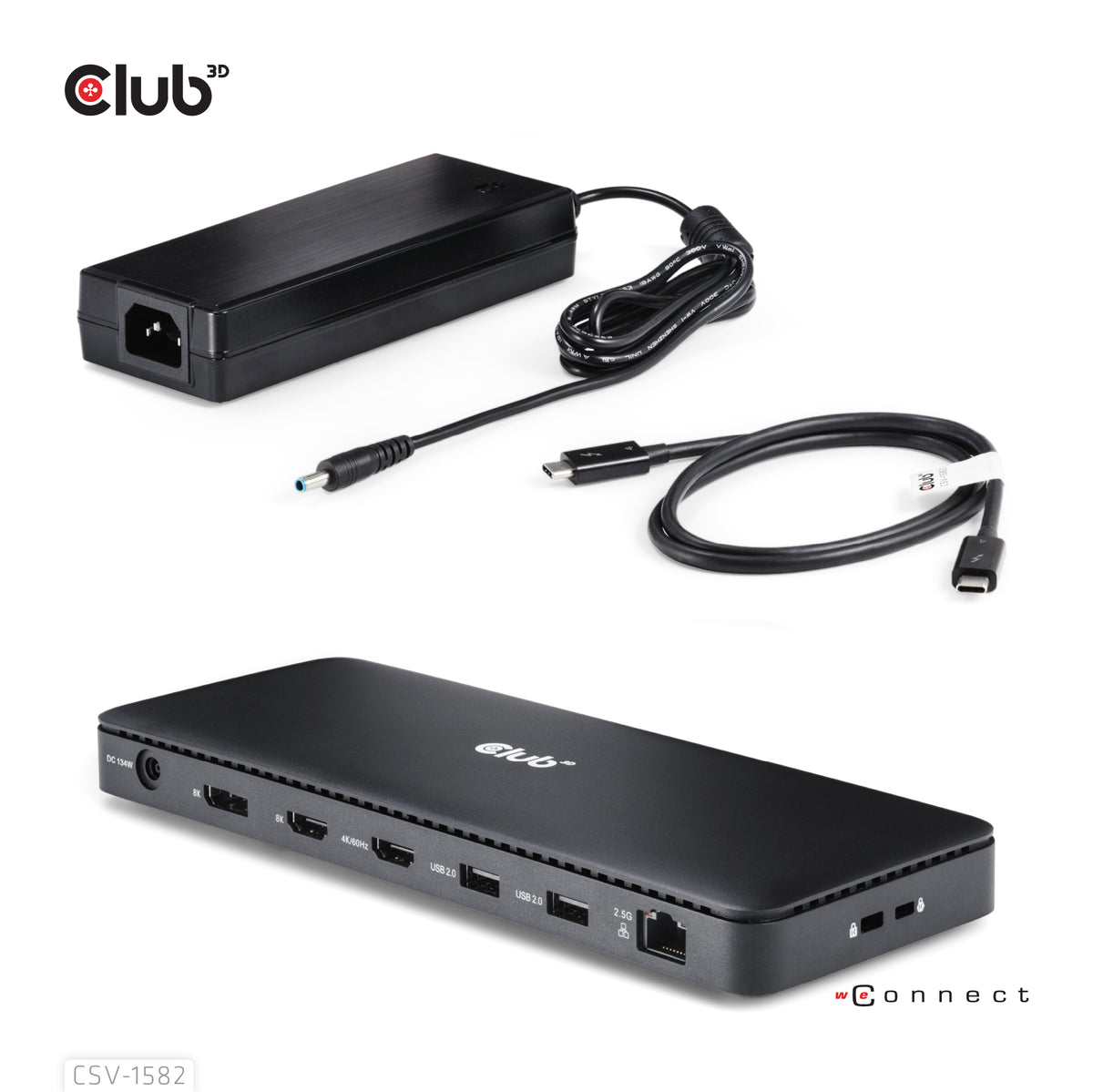 CLUB3D Club 3D, Dockingstation TB4 12 in 1 - vue 7