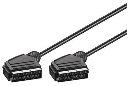 Microconnect AVPP1 Câble SCART 1,5 m SCART (21-pin) Noir