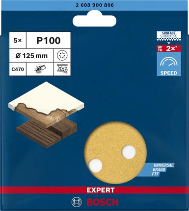 Bosch Bosch 2 608 900 806 fourniture de ponçage et de meulage rotatif Bois pâte sablée
