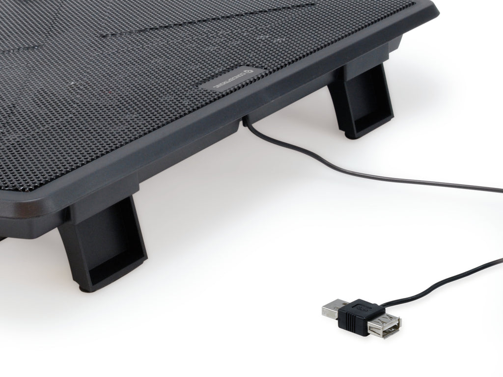 Conceptronic THANA06B Système de Refroidissement pour Ordinateurs Portables 15.6" (39,6 cm), Noir