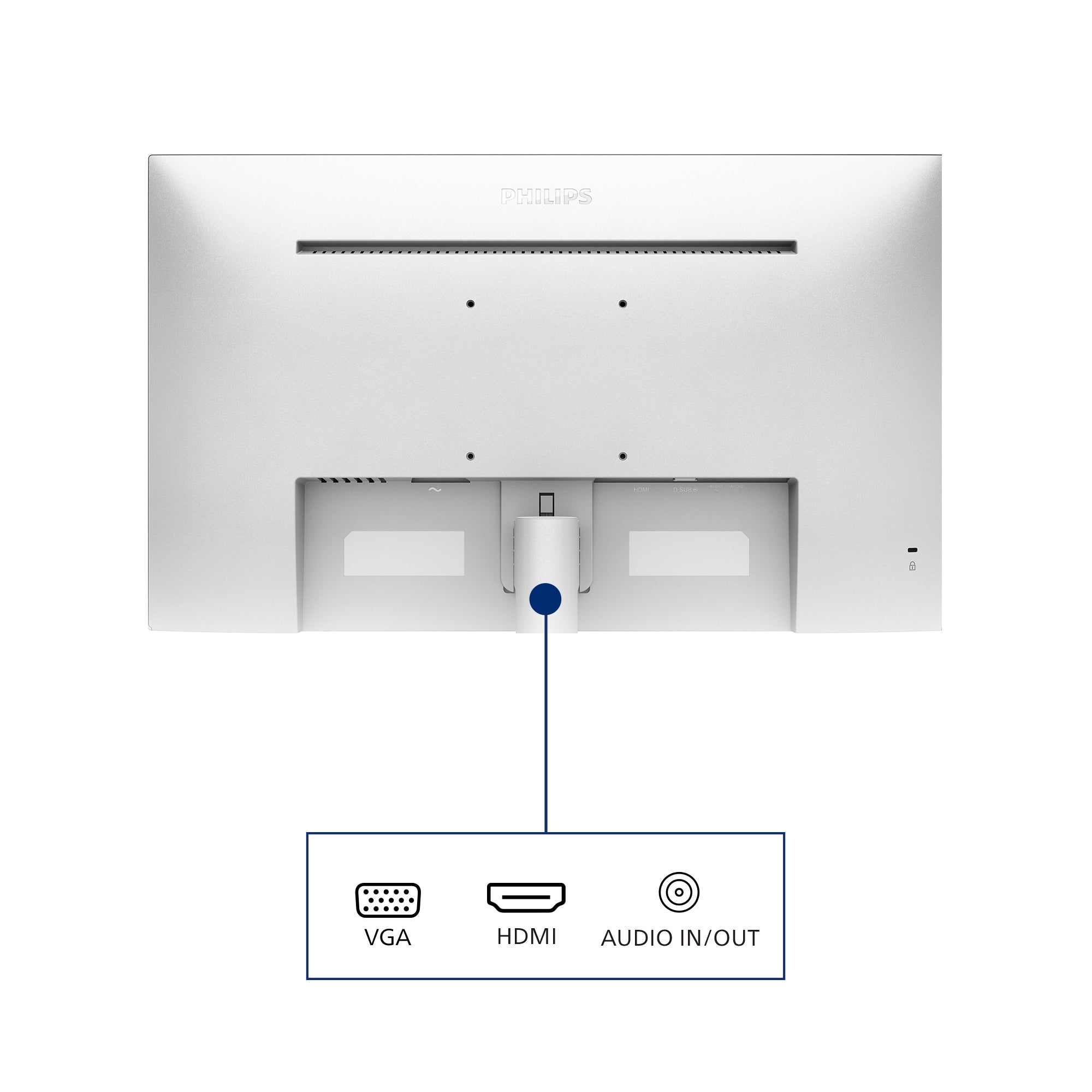 Philips V Line 271V8AW/00 écran plat de PC 68,6 cm (27") 1920 x 1080 pixels Full HD LCD Blanc