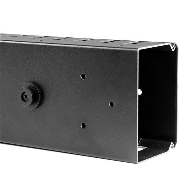 StarTech.com Lot de 2 Organiseurs de Câbles Verticaux 20U, Panneaux de Gestion 91cm pour Rack 40U