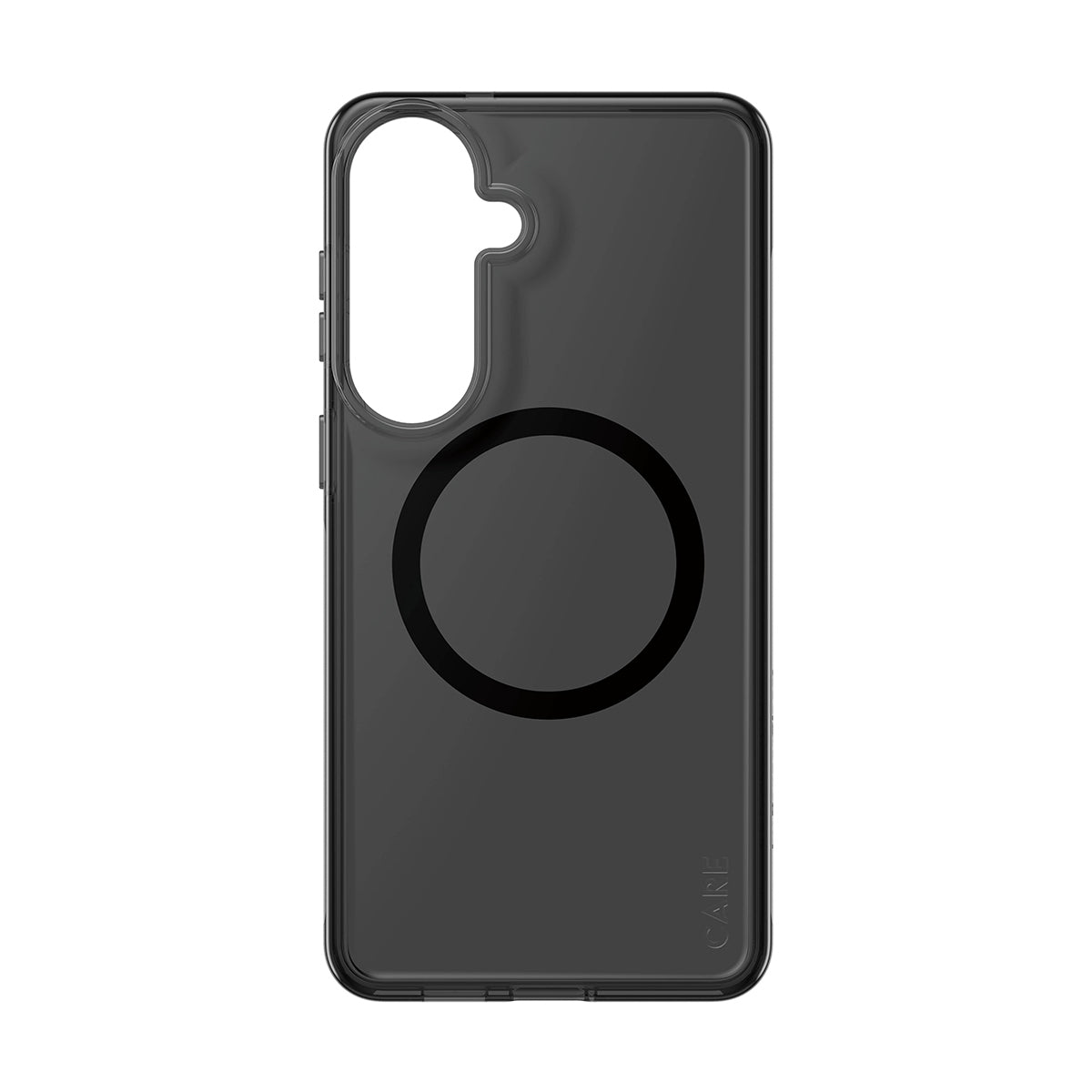 PanzerGlass CARE™ by ® Smokey Case w. Black Qi Samsung Galaxy S26+ coque de protection pour téléphones portables Housse Noir
