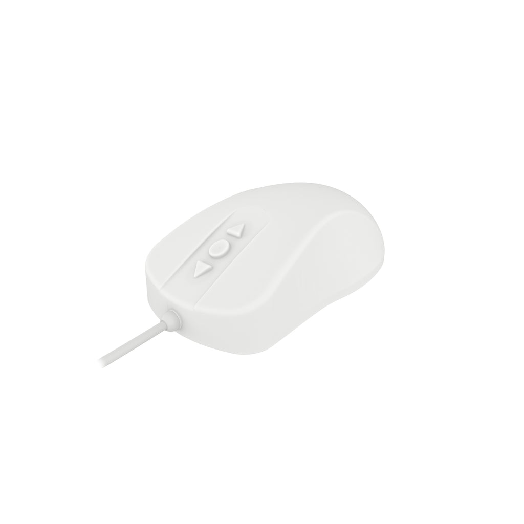 Contour Design Active Key Contour ClassicClean Souris Médicale IP68 5 Boutons Filaire Blanc PMH1
