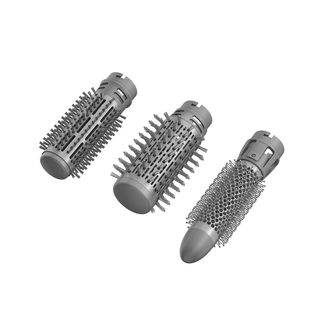 Grundig HS 6220 Brosse soufflante à air chaud À chaleur Gris, Rose 1100 W 1,8 m - vue 4