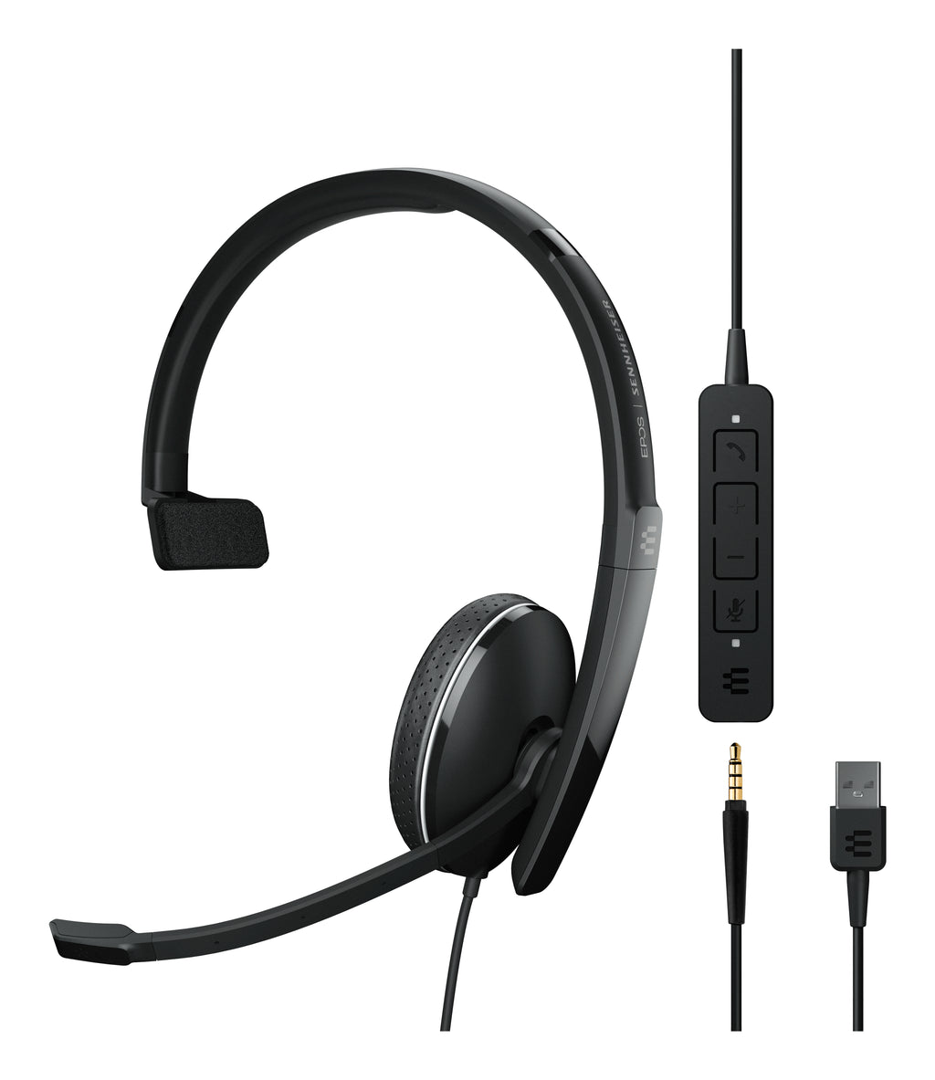 EPOS Adapt 135 USB II Casque Filaire, Noir