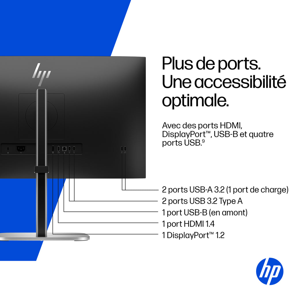 HP Series 5 Pro 27 inch FHD Monitor - 52 écran plat de PC 68,6 cm (27") 1920 x 1080 pixels Full HD LCD Noir