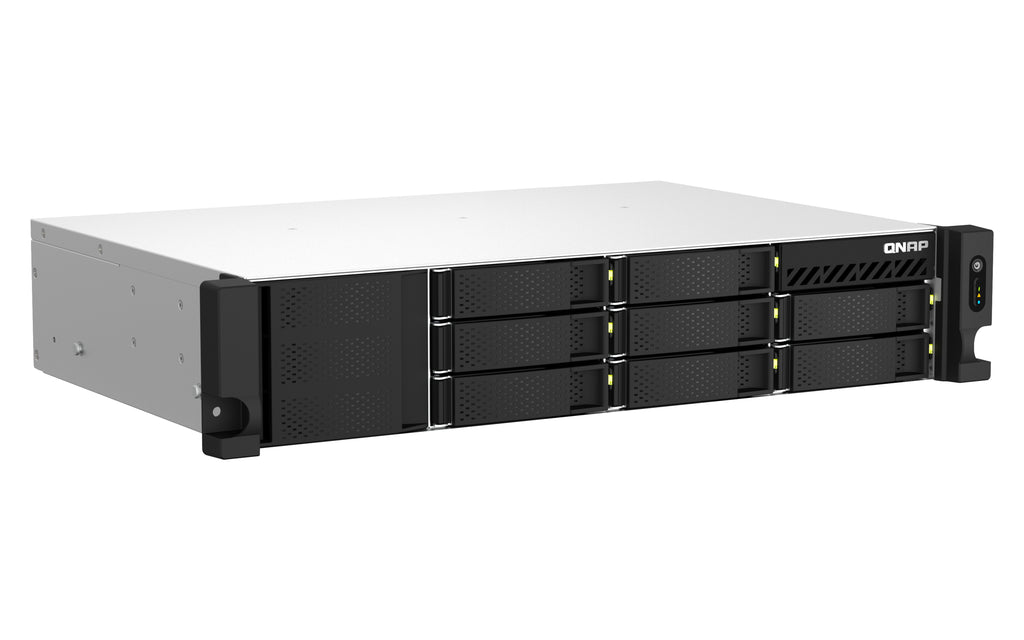 QNAP TS-864EU-RP NAS Rack (2 U) Intel® Celeron® N5095 8 Go DDR4 0 To QNAP Turbo System Noir - vue 3