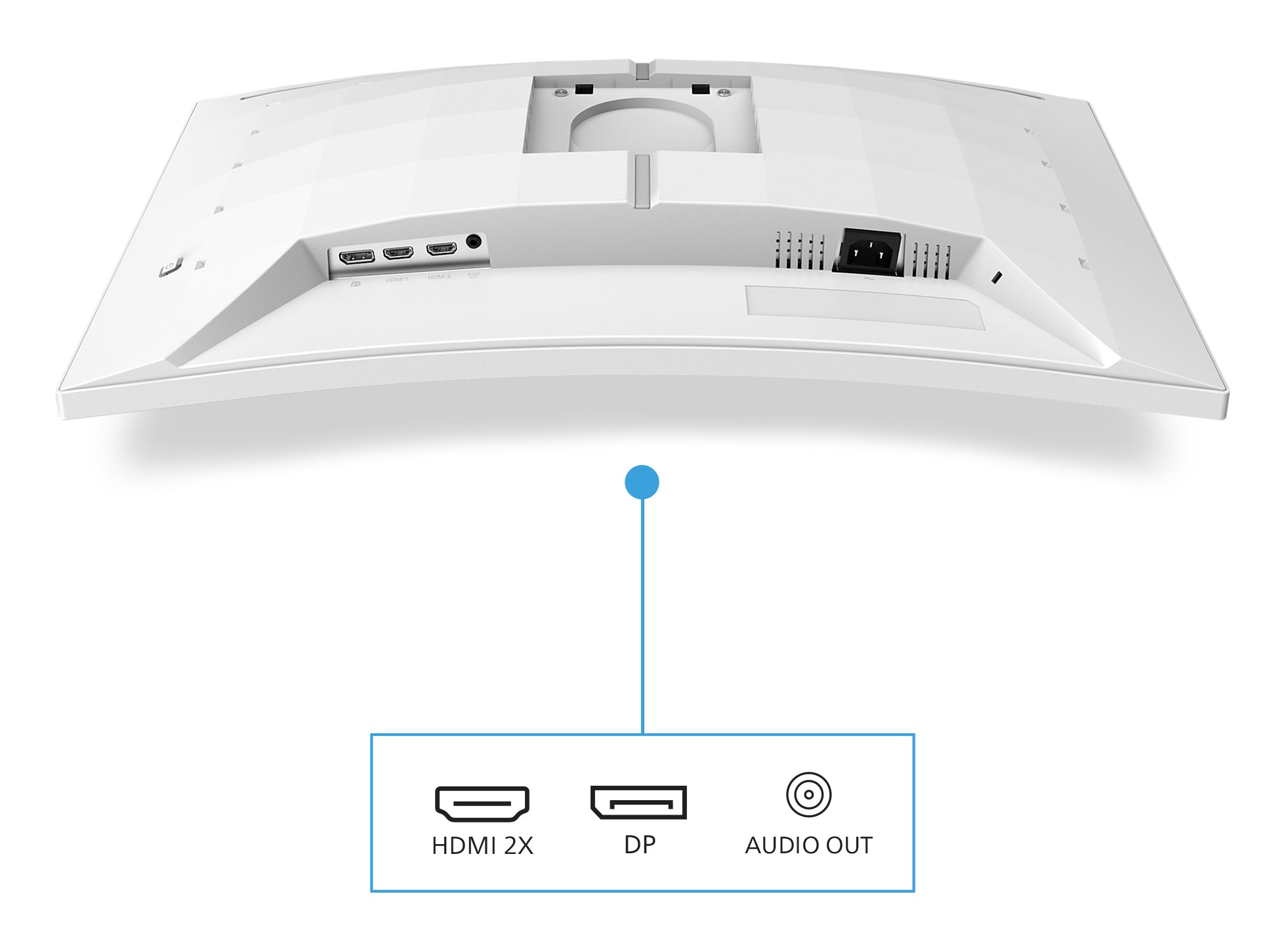 Philips Evnia 5000 27M2C5501/00 écran plat de PC 68,6 cm (27") 2560 x 1440 pixels Quad HD LCD Blanc
