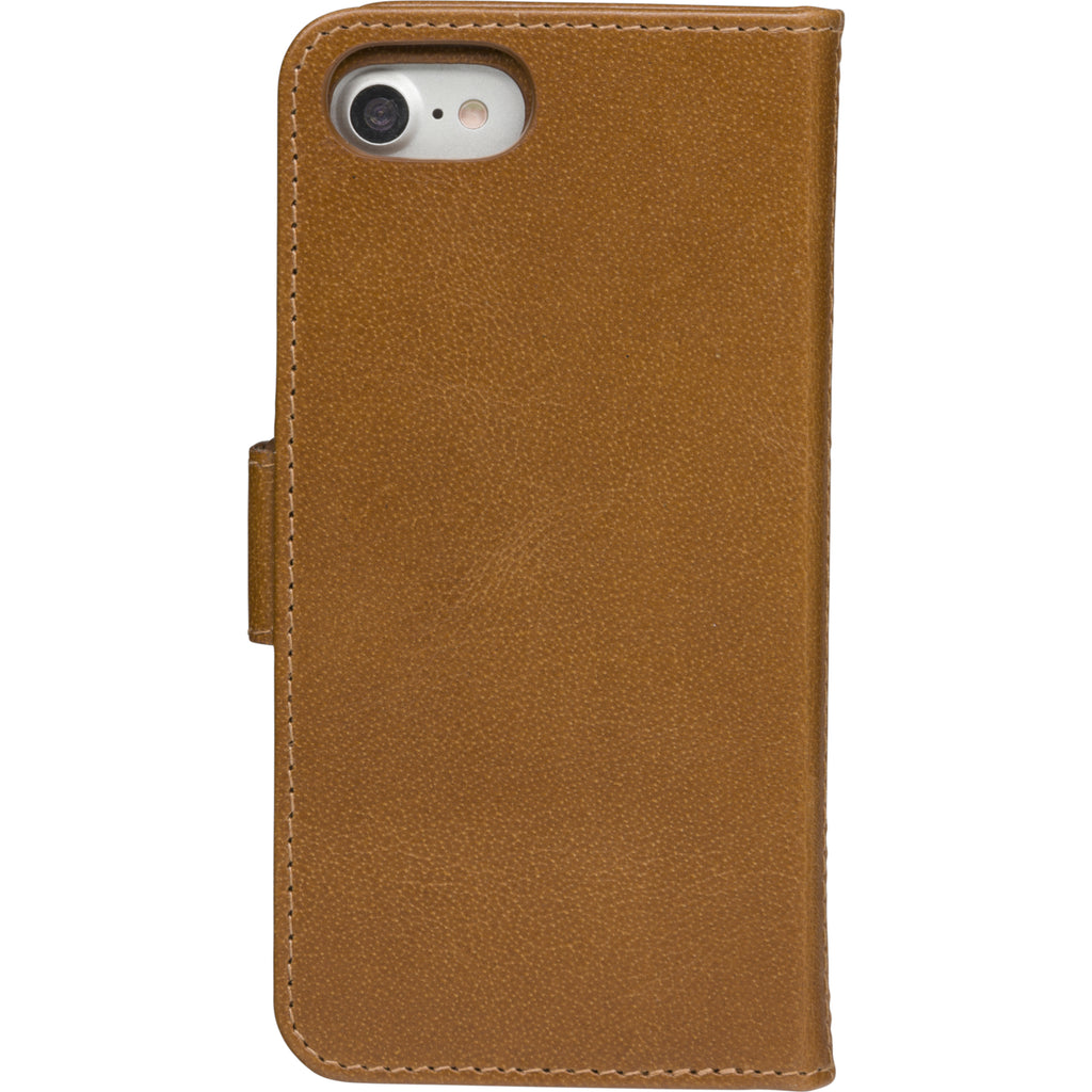Coque de Protection et Portefeuille 2 en 1 LYI8GT001090, Cuir Pleine Fleur, Marron