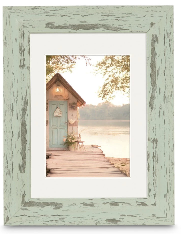Hama Cottage Cadre Photo Simple, Couleur Menthe, 200 x 250 mm