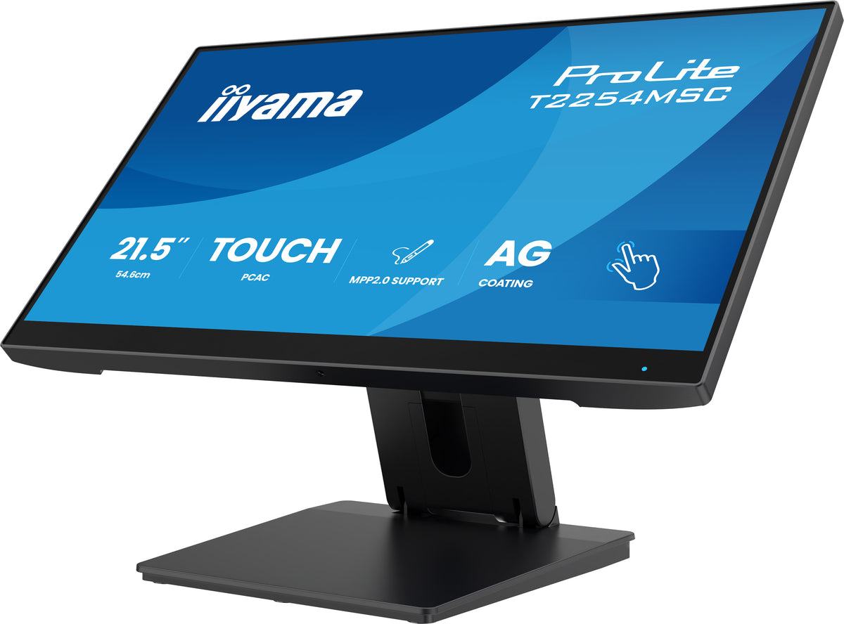 iiyama T2254MSC-B2AG écran plat de PC 54,6 cm (21.5") 1920 x 1080 pixels Full HD LED Écran tactile Noir