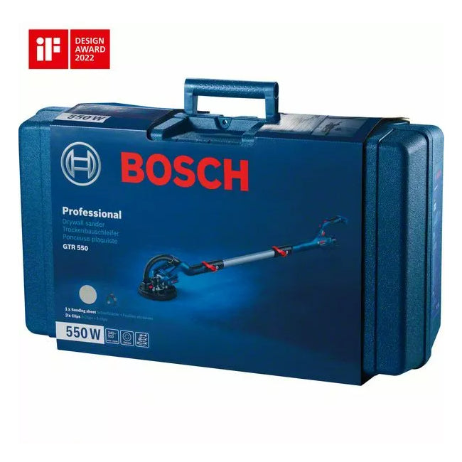 Bosch Bosch 500 Series GTR 550 Ponceuse pour cloisons sèches 910 tr/min Noir, Bleu, Blanc 500 W