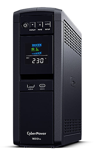 CyberPower CP1600EPFCLCD alimentation d'énergie non interruptible Interactivité de ligne 1,6 kVA 1000 W 6 sortie(s) CA