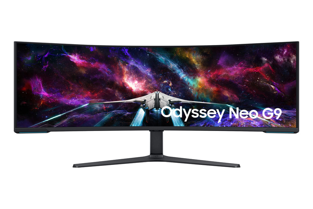 Samsung Samsung G95NC écran plat de PC 144,8 cm (57") 7680 x 2160 pixels Dual UHD QLED Blanc