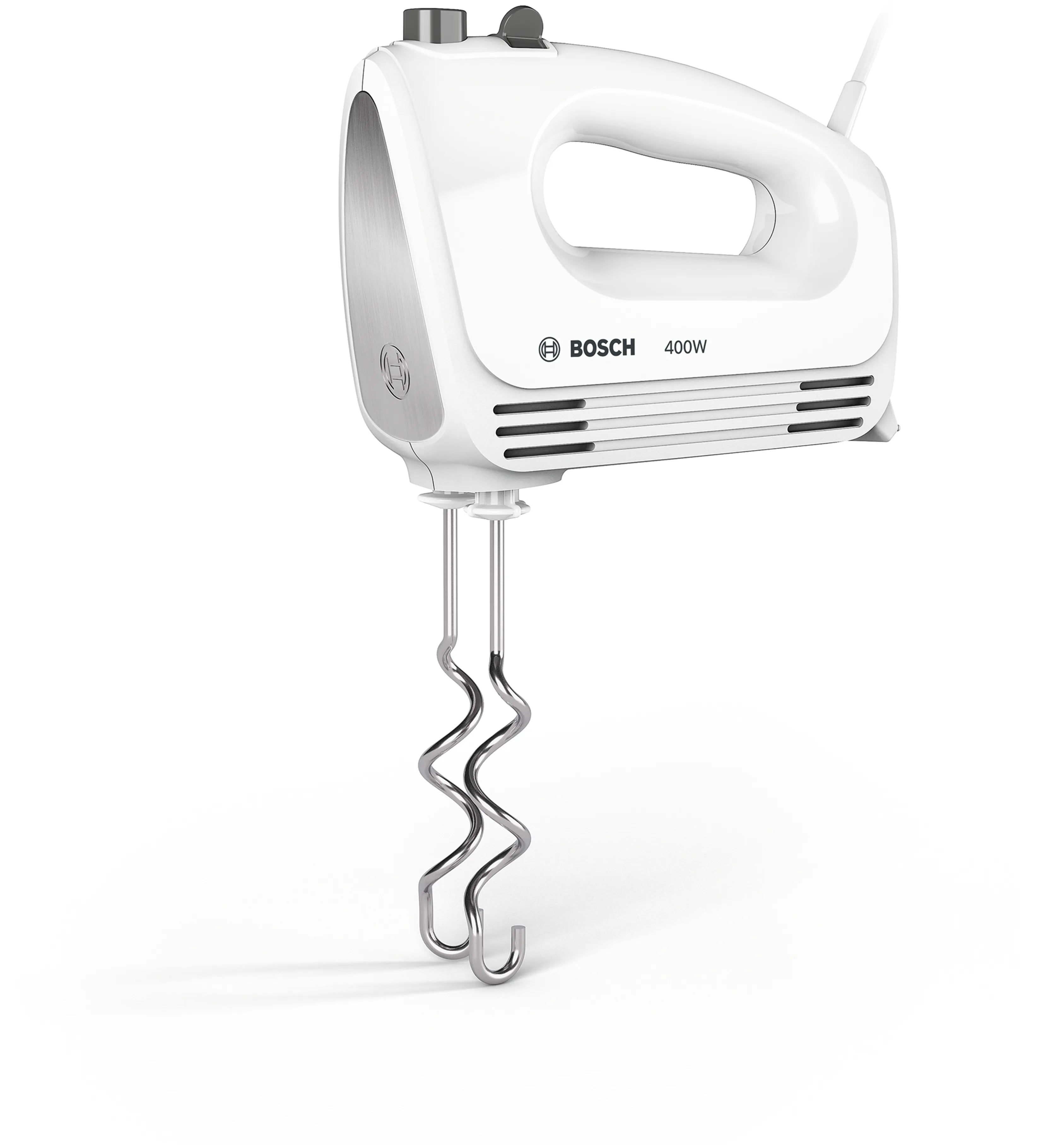 Bosch Bosch MFQ24200 mixeur Batteur à main 400 W Acier brossé, Blanc