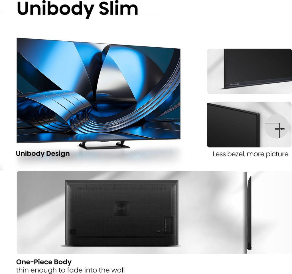 Hisense 65U7SE Smart TV 165,1 cm (65") 4K Ultra HD Mini LED Noir