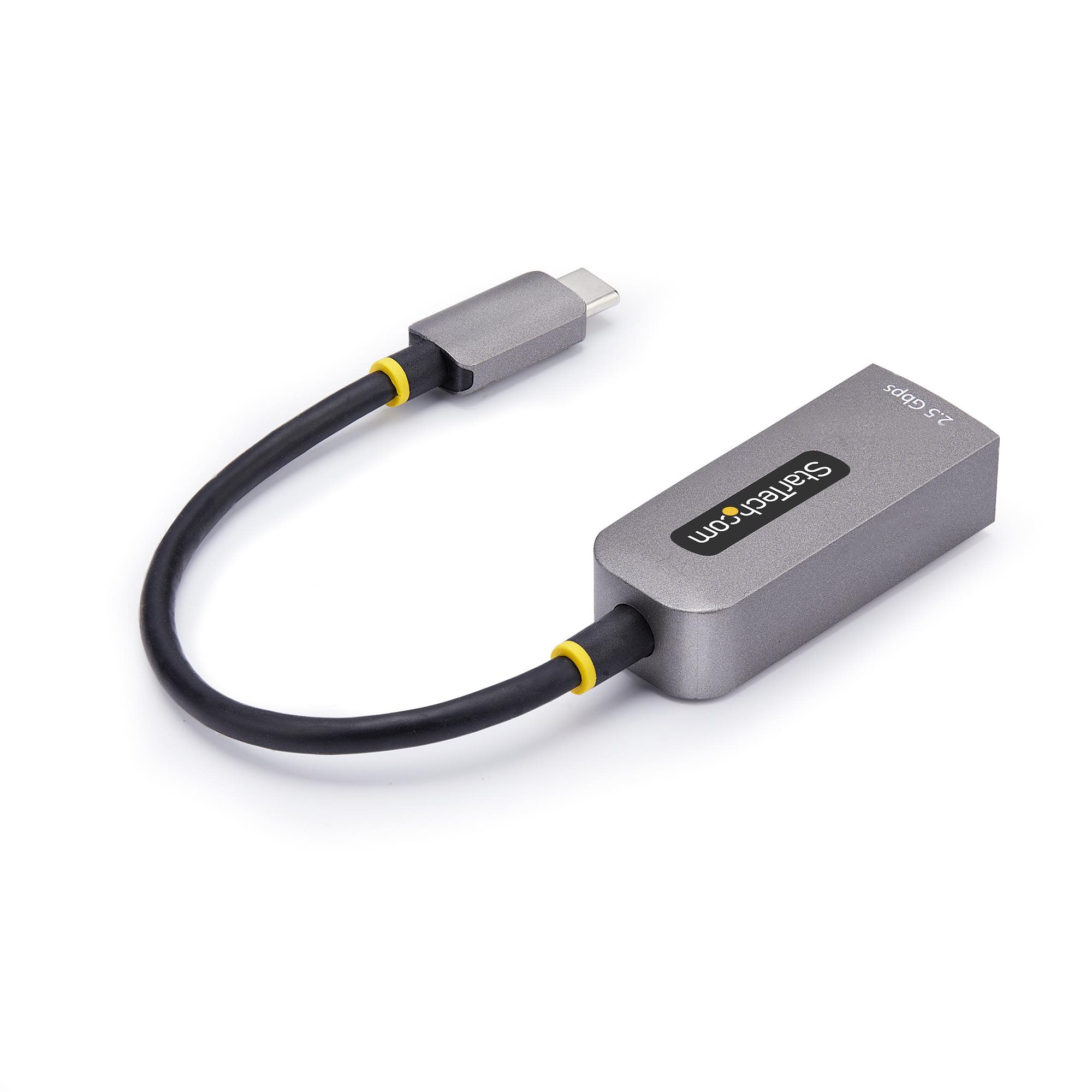 StarTech.com Adaptateur 2.5GbE USB-C vers Ethernet, NBASE-T NIC, USB 3.0 Type-C 2.5/1G Réseau Multi Speed, Compatible Thunderbolt, Windows &amp; Mac