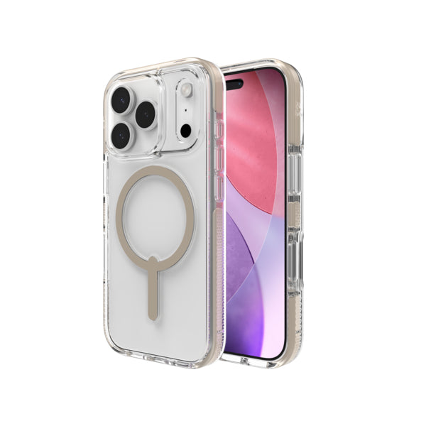 ZAGG Santa Cruz Snap coque de protection pour téléphones portables 16 cm (6.3") Housse Titane, Transparent