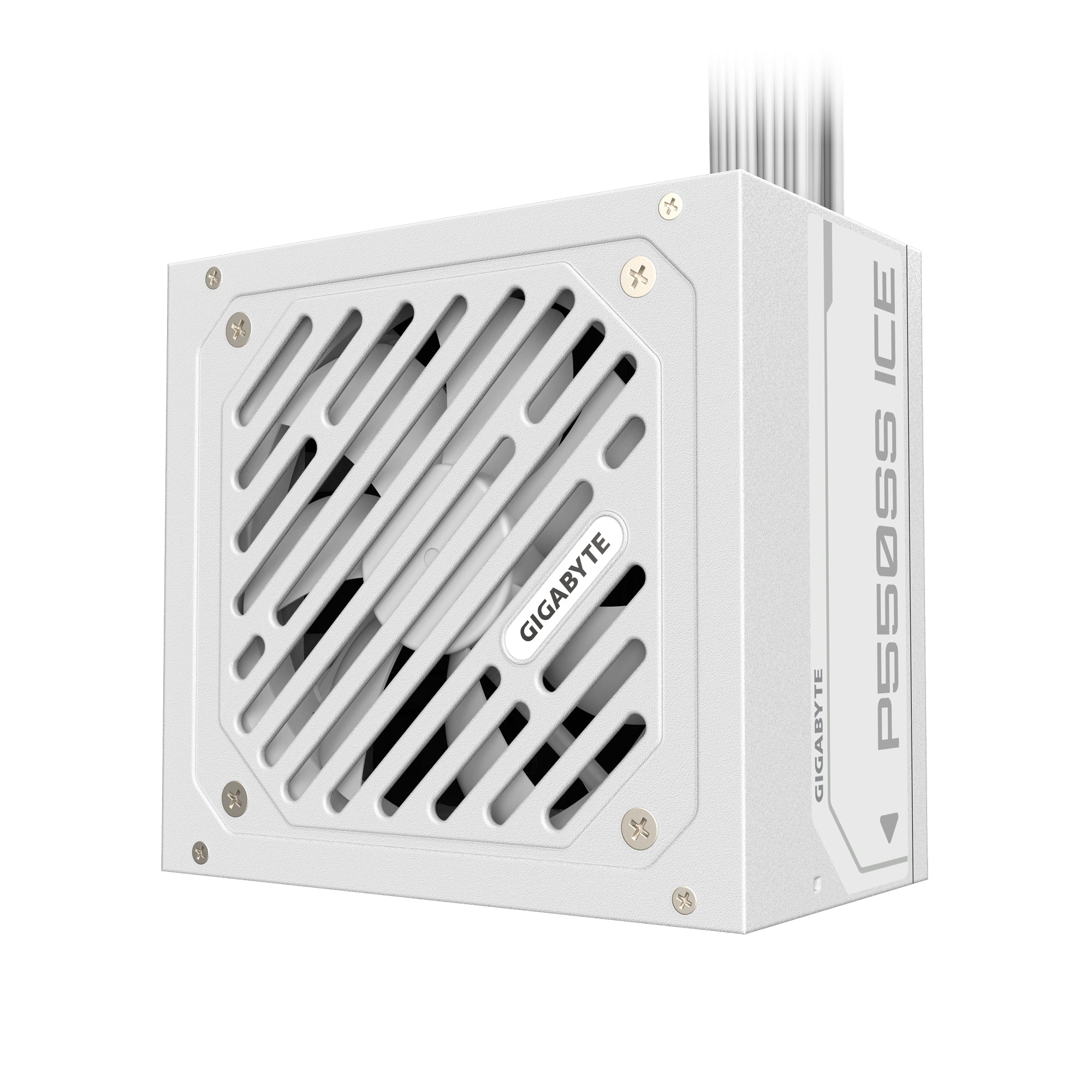 GIGABYTE P550SS ICE Bloc d'Alimentation - PCIe 5.0, 80 PLUS Silver, Ventilateur 120 mm, Compatible ATX 3.0, Prise EU