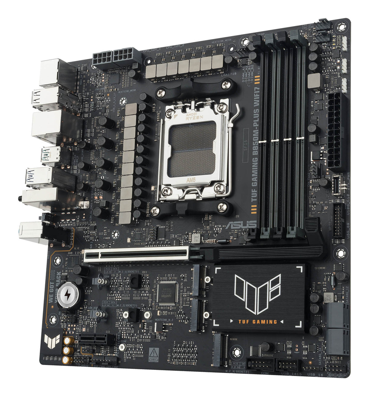 ASUS TUF GAMING B850M-PLUS WIFI7 Carte Mère AMD B850 Socket AM5 micro ATX