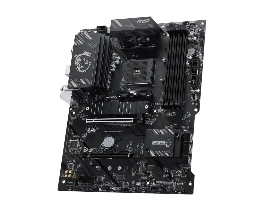 MSI B550 GAMING WIFI6E ATX Socket AM4 AMD B550 - vue 3