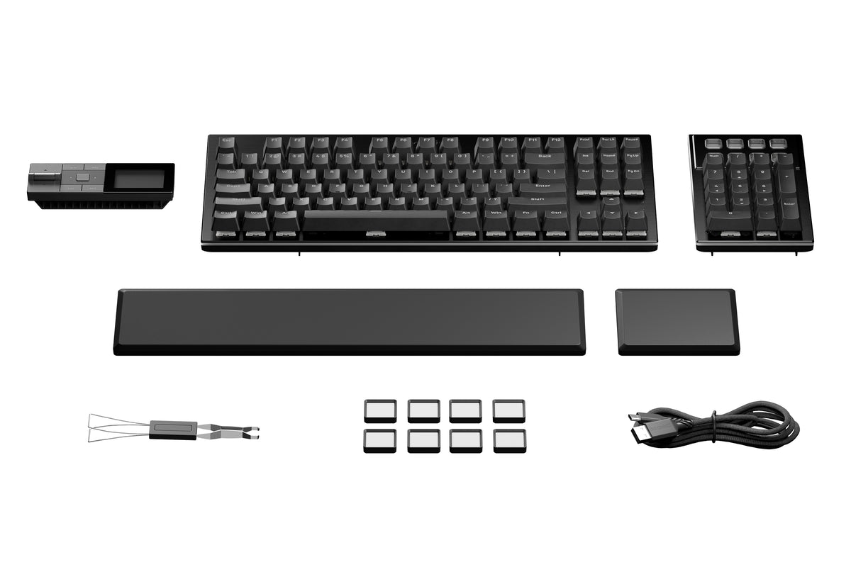be quiet! Dark Mount Silent Tactile US ANSI clavier Gaming USB QWERTY Anglais américain Noir