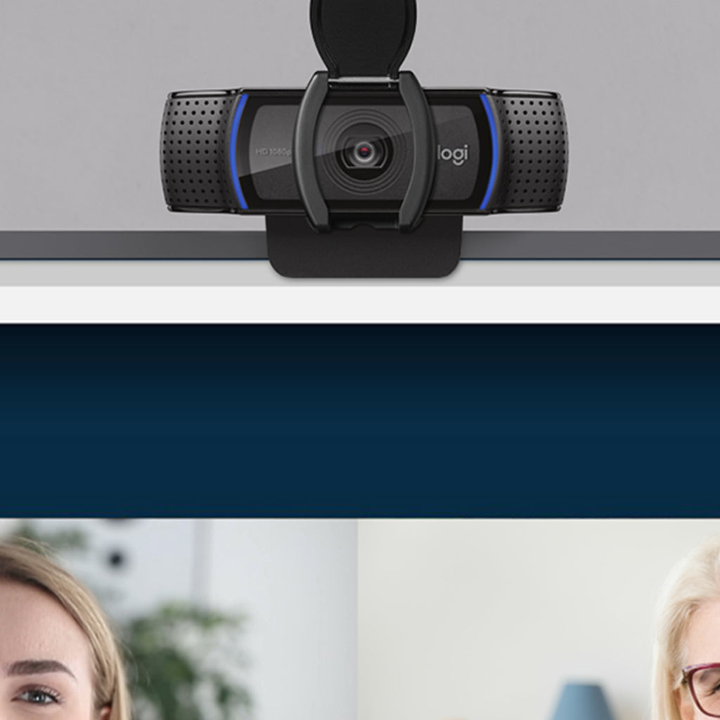Logitech HD Pro Webcam C920S, Résolution 1920 x 1080