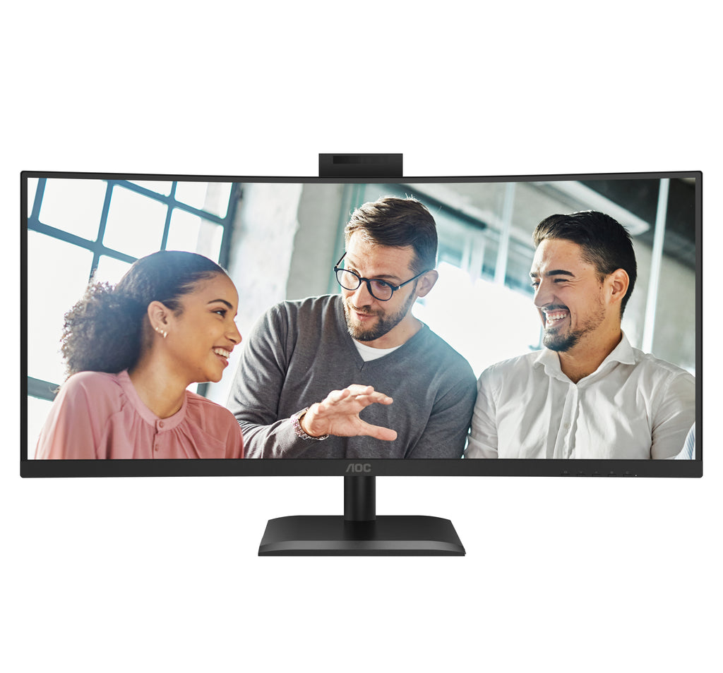 AOC CU34E4CW/75 écran plat de PC 86,4 cm (34") 3440 x 1440 pixels Noir