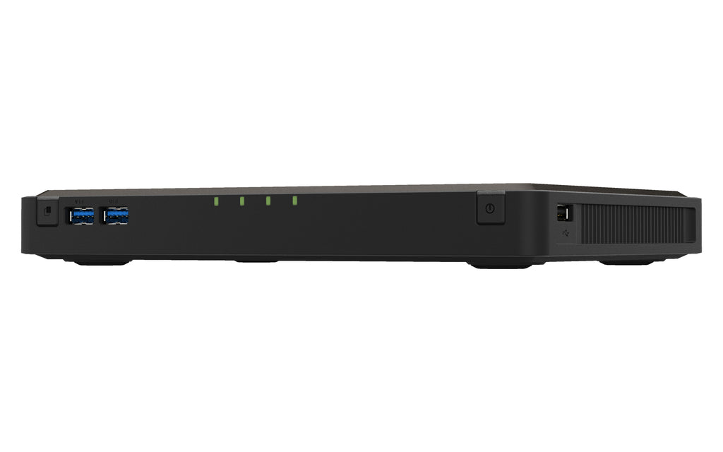 QNAP TBS-464 NAS Bureau Intel® Celeron® N5105 8 Go DDR4 0 To QNAP Turbo System Noir - vue 6