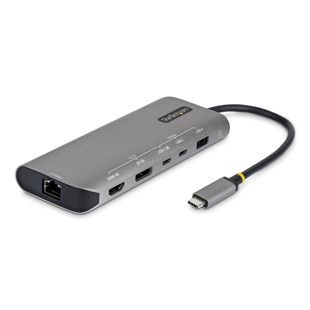 StarTech.com Adaptateur Multiport USB4 Double Sortie 4K, Power Delivery 140W, Hub 10 Gbps, 2,5 GbE