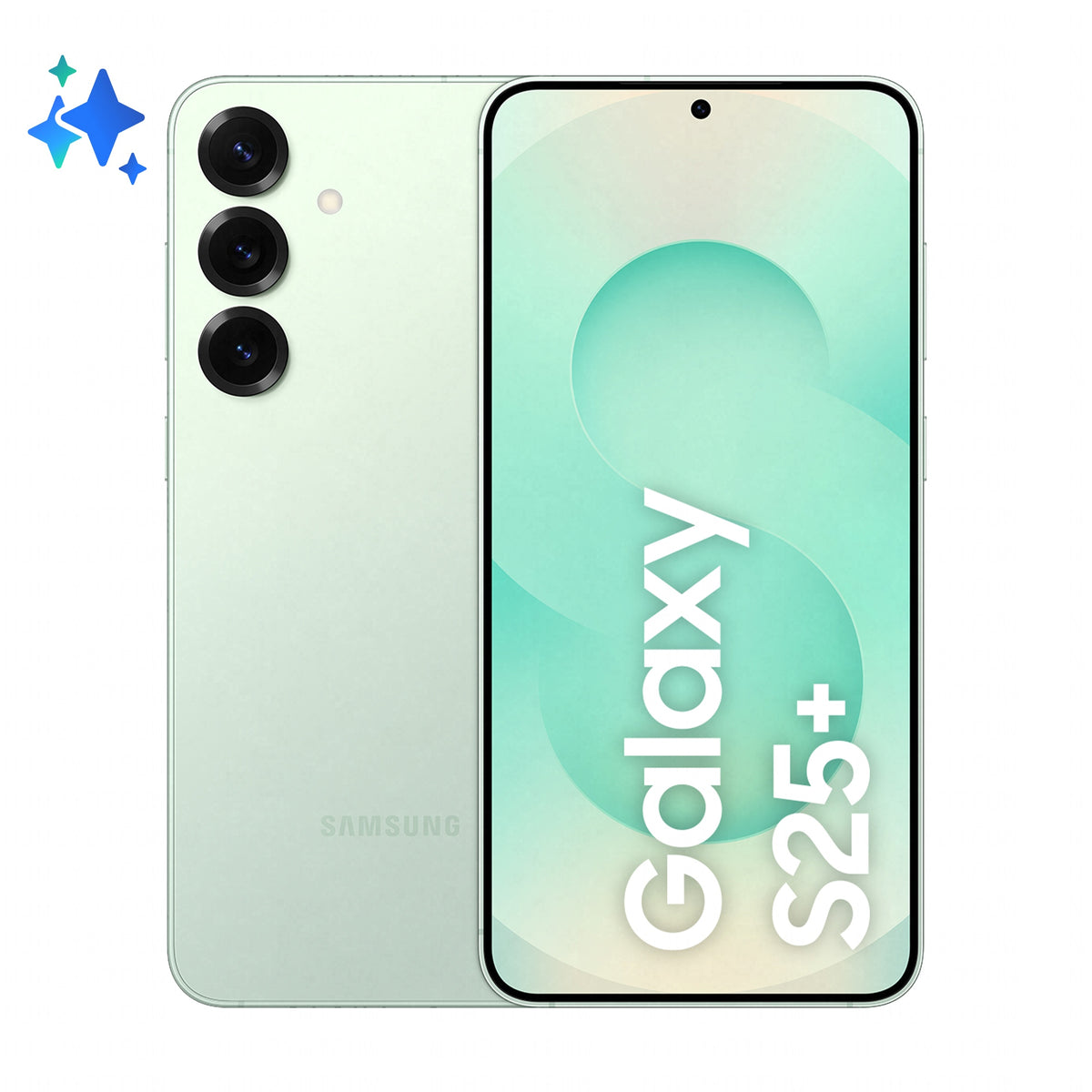 Samsung Galaxy S25+ 6.7" 5G 256 Go 12 Go RAM Android 15 Double SIM USB Type-C 4900 mAh - Menthe