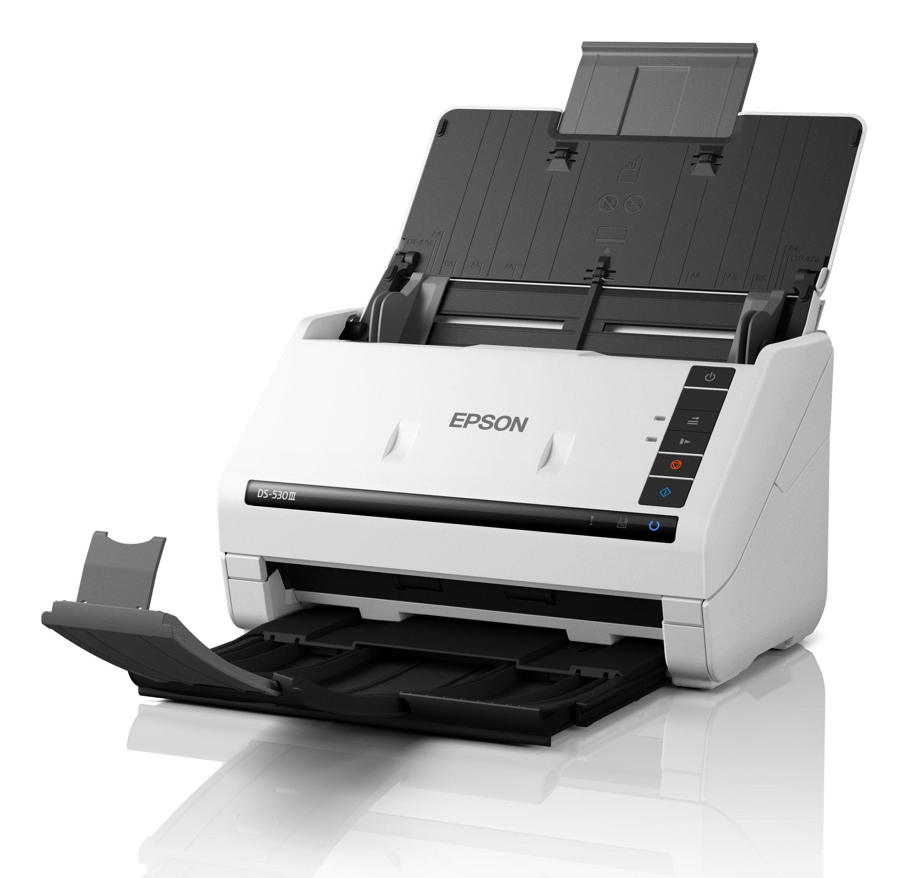 Epson WorkForce DS-530III Alimentation feuille à feuille de scanner 600 x 600 DPI A4 Blanc
