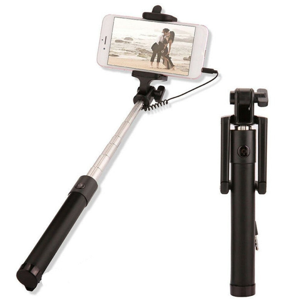 KIJEK SELFIE STICK MONOPOD Z KABLEM DO TELEFONU