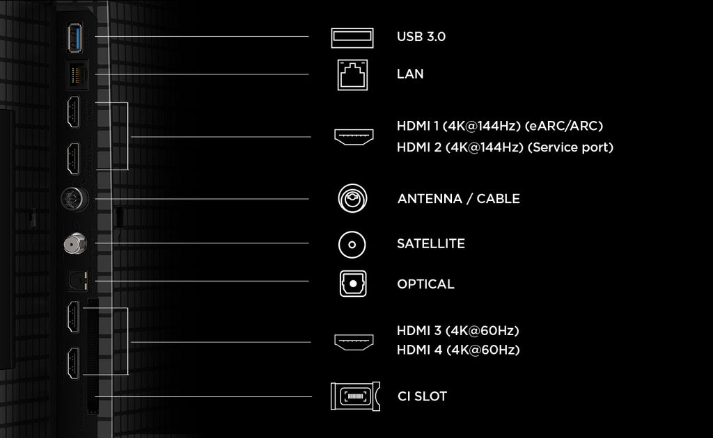 TCL P8L 55P8L TV 139,7 cm (55") 4K Ultra HD Smart TV Wifi Noir 450 cd/m²