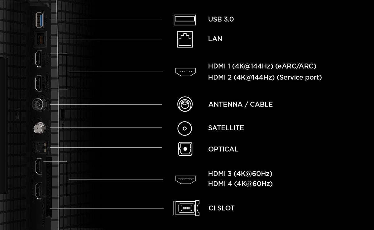 TCL P8L 75P8L TV 190,5 cm (75") 4K Ultra HD Smart TV Wifi Noir 450 cd/m²