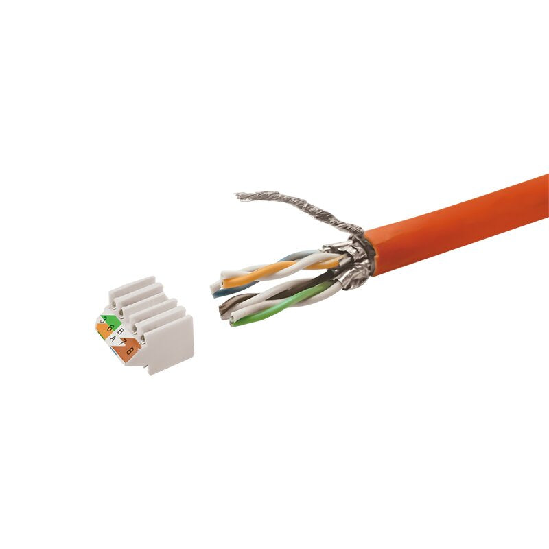 LogiLink MP0057 Connecteur de Fils Cat.6A, Cat.7, Cat.7A Métallique